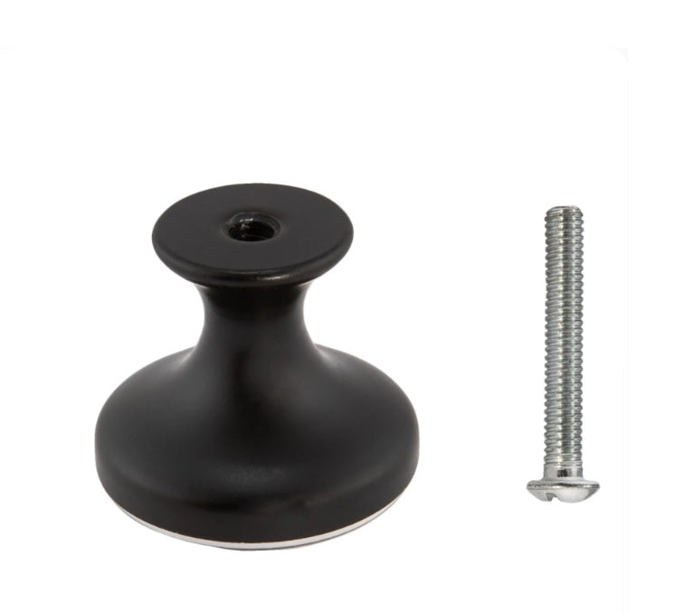 Botón Aluminio negro 308