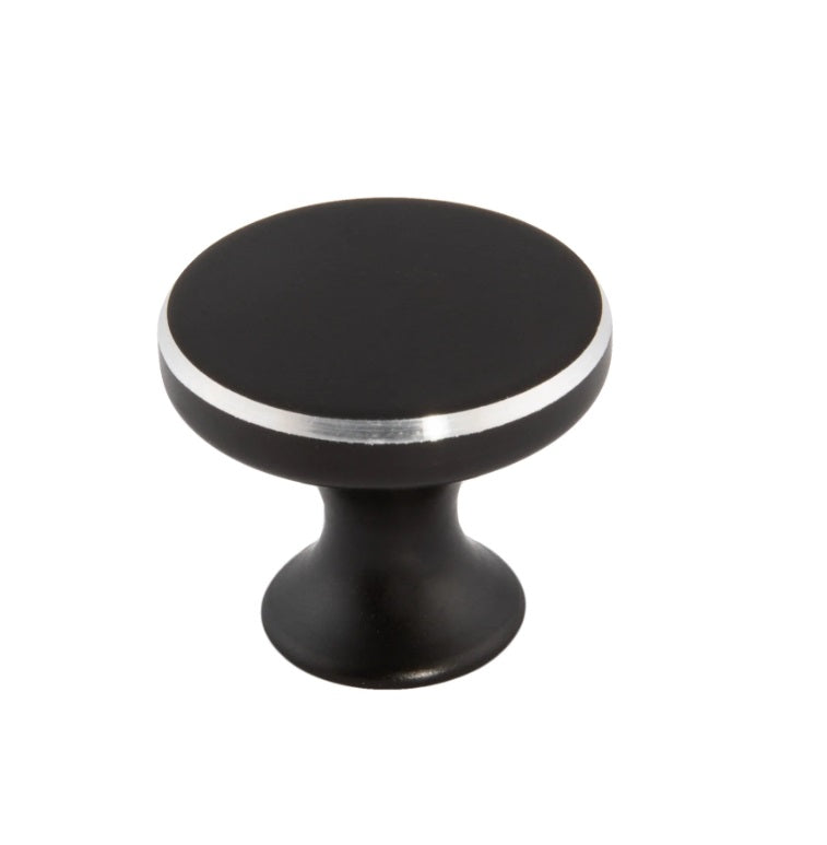 Botón Aluminio negro 308