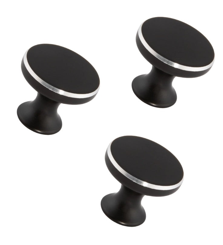 Botón Aluminio negro 308