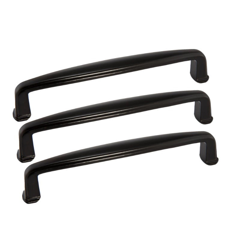 Jaladera Soarma aluminio negro 128 mm