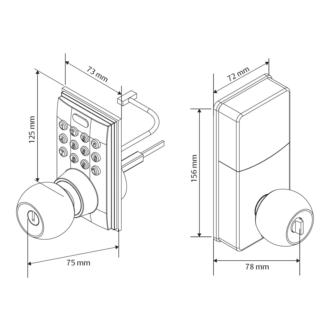 Cerradura Digital Phillips PCD275