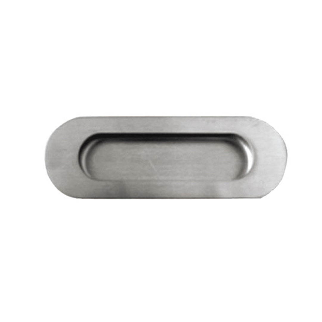 Jaladera de embutir rectangular de acero inoxidable