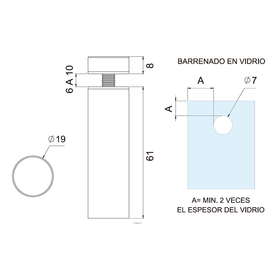 #Medidas_19 X 60 mm