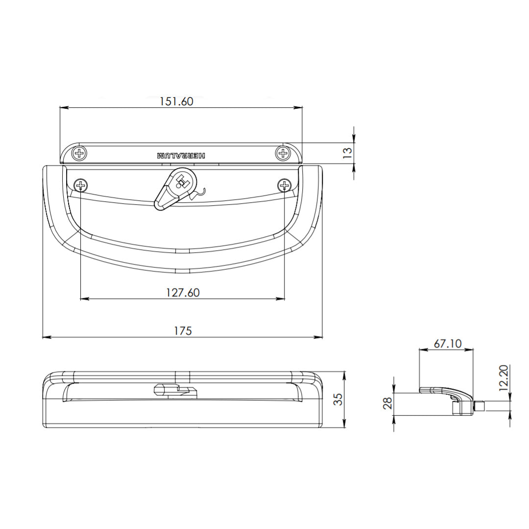 Jaladera La Brecha corrediza