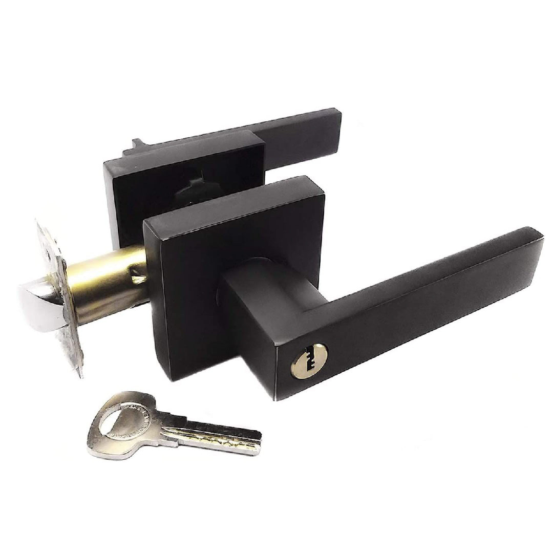 Paquete de Cerraduras Manija Castelli Aluminio. 20 pzas