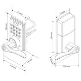 Cerradura digital de manija PCD285