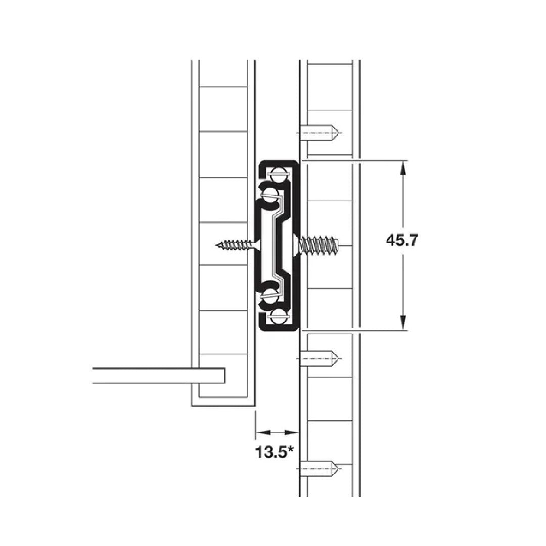 CORREDERA DE EXTENSIÓN CON CIERRE SUAVE