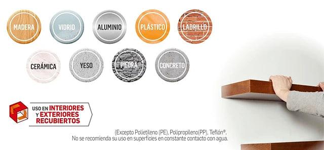 RESISTOL NO MAS CLAVOS cartucho