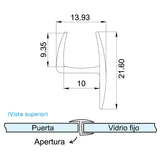 PERFIL DE POLICARBONATO ALETA RIGIDA "H"